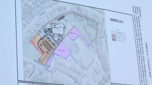 New entrance proposal for Nouvel Horizon Public School.
